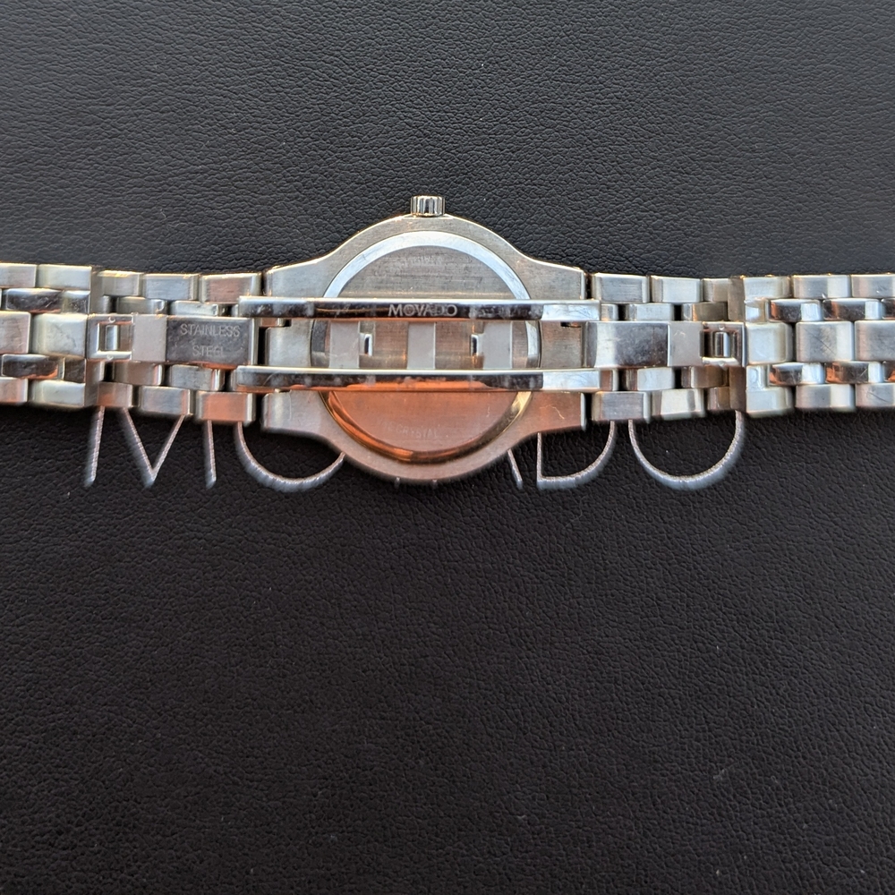 Movado Silver Diamond Watch - Picture 8 of 12